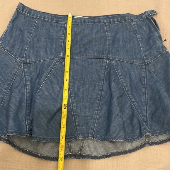Gap 1969 Oceanside blue denim mini skirt . Size 29/8 . - Picture 8 of 9